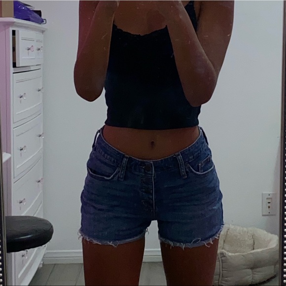dark denim shorts !! - Picture 3 of 3